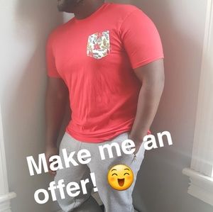 ⚡flash sale⚡Vans red crew neck with floral pocket